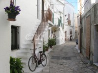 picturesque street in the historic centre of Mesagne