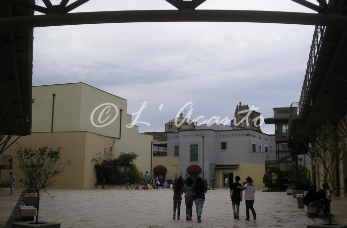 square in front of the School