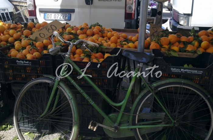 visiting the weekly local market