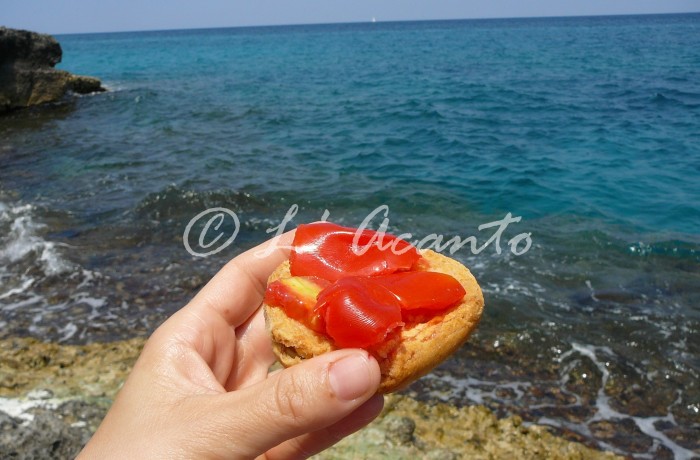 speaking Italian and eating traditional food