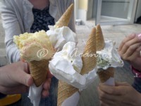 learning Italian and tasting ice cream